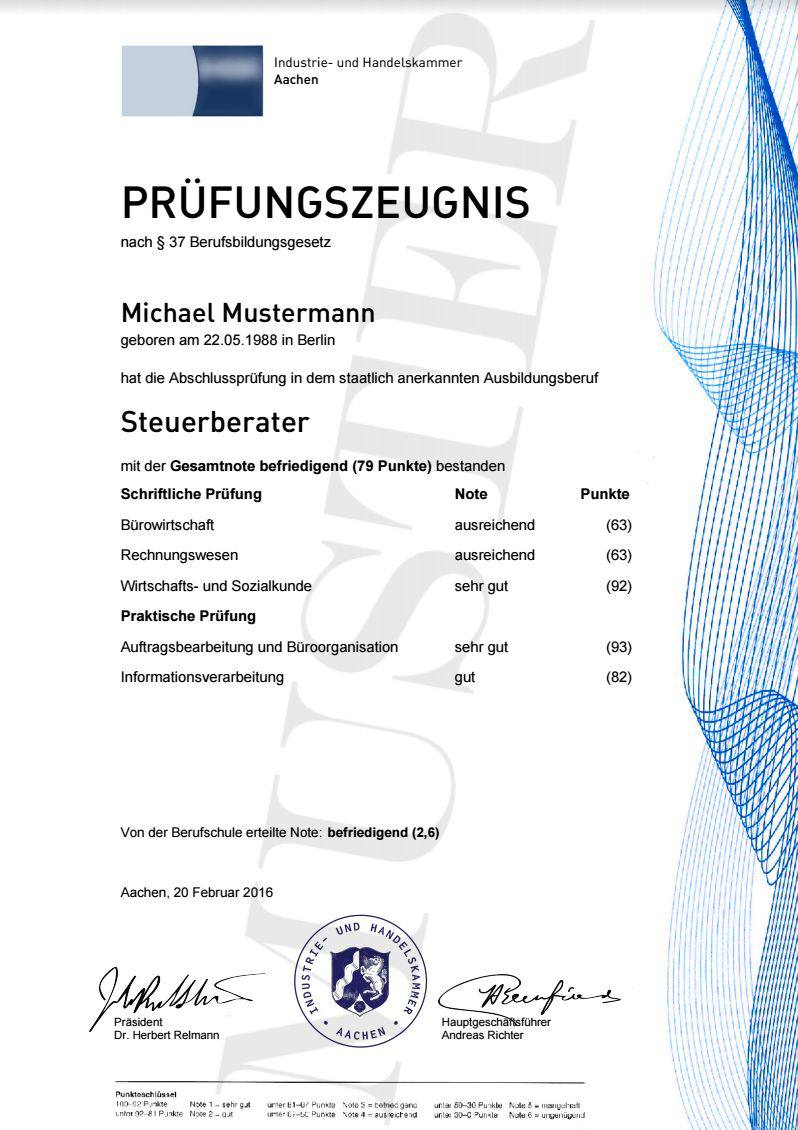 Prüfungszeugnis – Alles, was du wissen musst