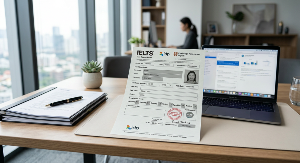 IELTS-Zertifikate zu Verkaufen – Original IELTS Zertifikat Online Kaufen bei deutschesregisterdokument.com